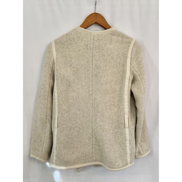 VINCE Open Front Tweed Jacket - Picture 4 of 8